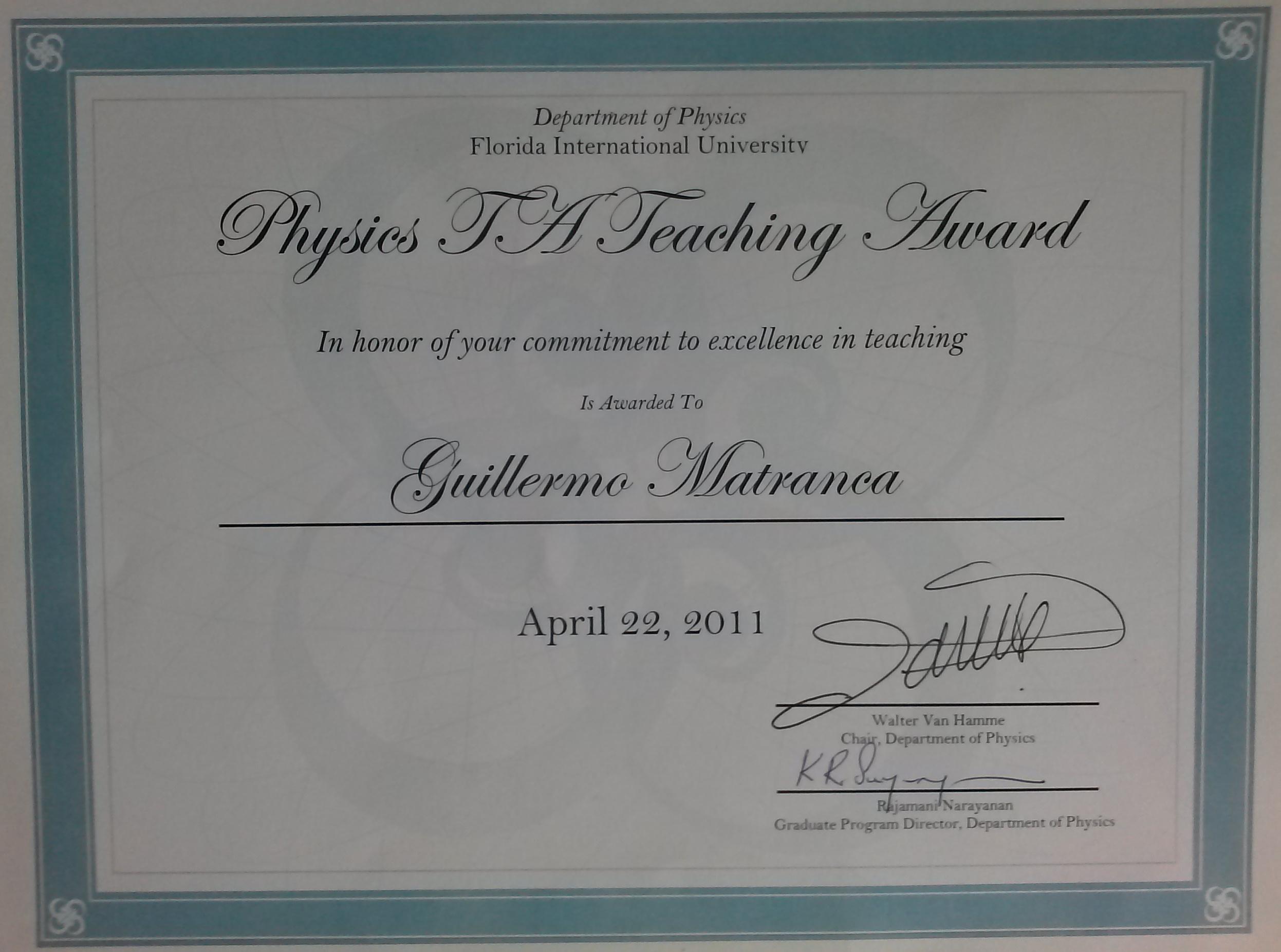 award